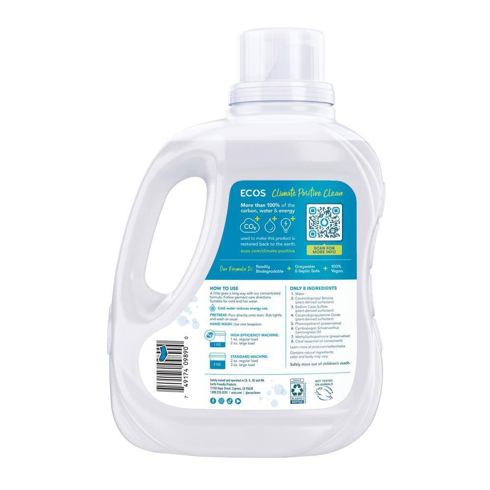 Lemongrass Scented Liquid Laundry Detergent, 100 Oz.