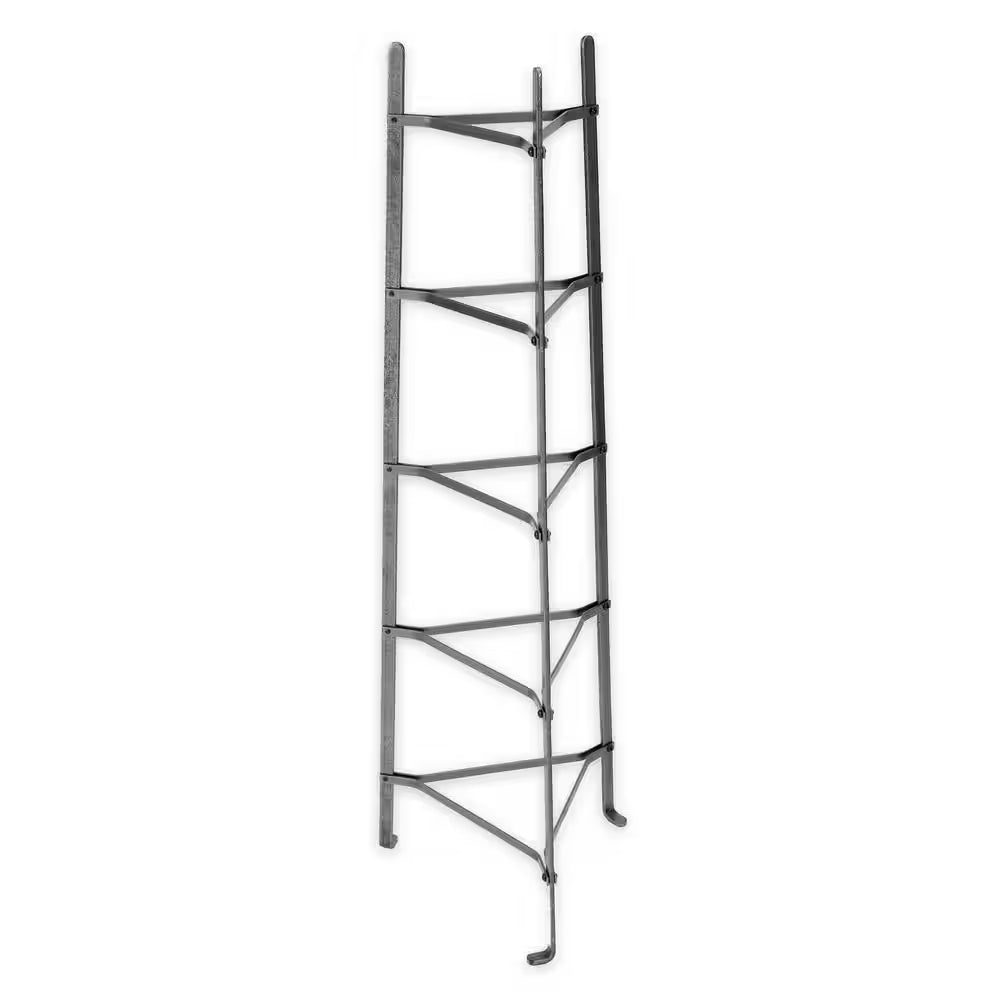 Handcrafted 5-Tier Gourmet Cookware Stand Hammered Steel (Unassembled)