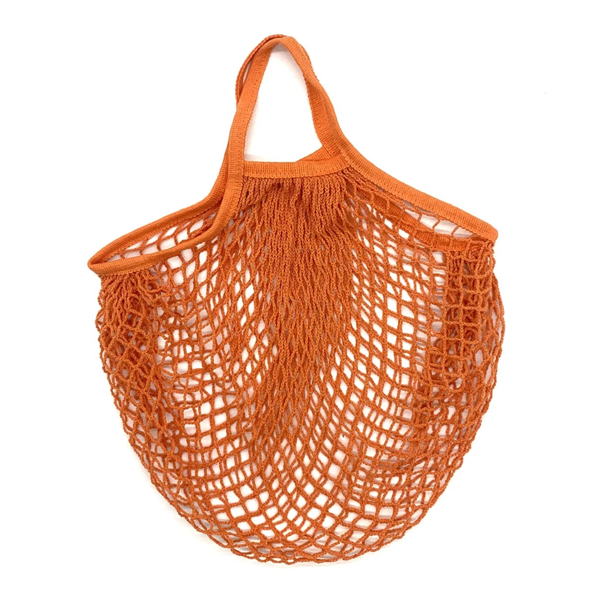 Portable Reusable Grocery Bags for Fruit and Vegetable Storage Bag Washable Cotton Mesh String Organic Organizer Shopping Bags