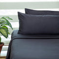 Organic Cotton Sheets Full Size Bed – 400 TC GOTS Certified, Ultra Soft Long Staple Cotton, Eco-Friendly Luxury Bedding Better than Egyptian Cotton, Breathable Deep 17″ Pockets – Dark Grey