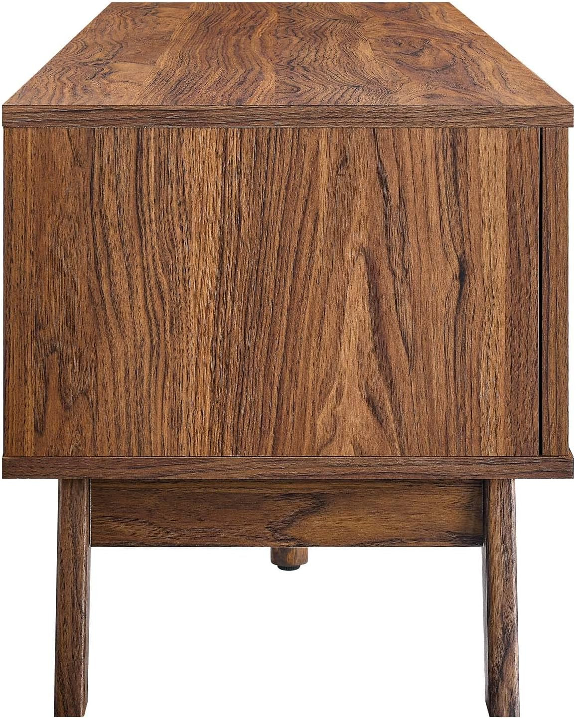 Soma 60" Rattan TV Stand in Walnut