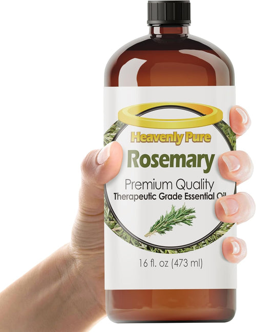 - Rosemary Essential Oil 16 Oz Large Bottle for Diffuser, Hair and Body Care - 473 Ml