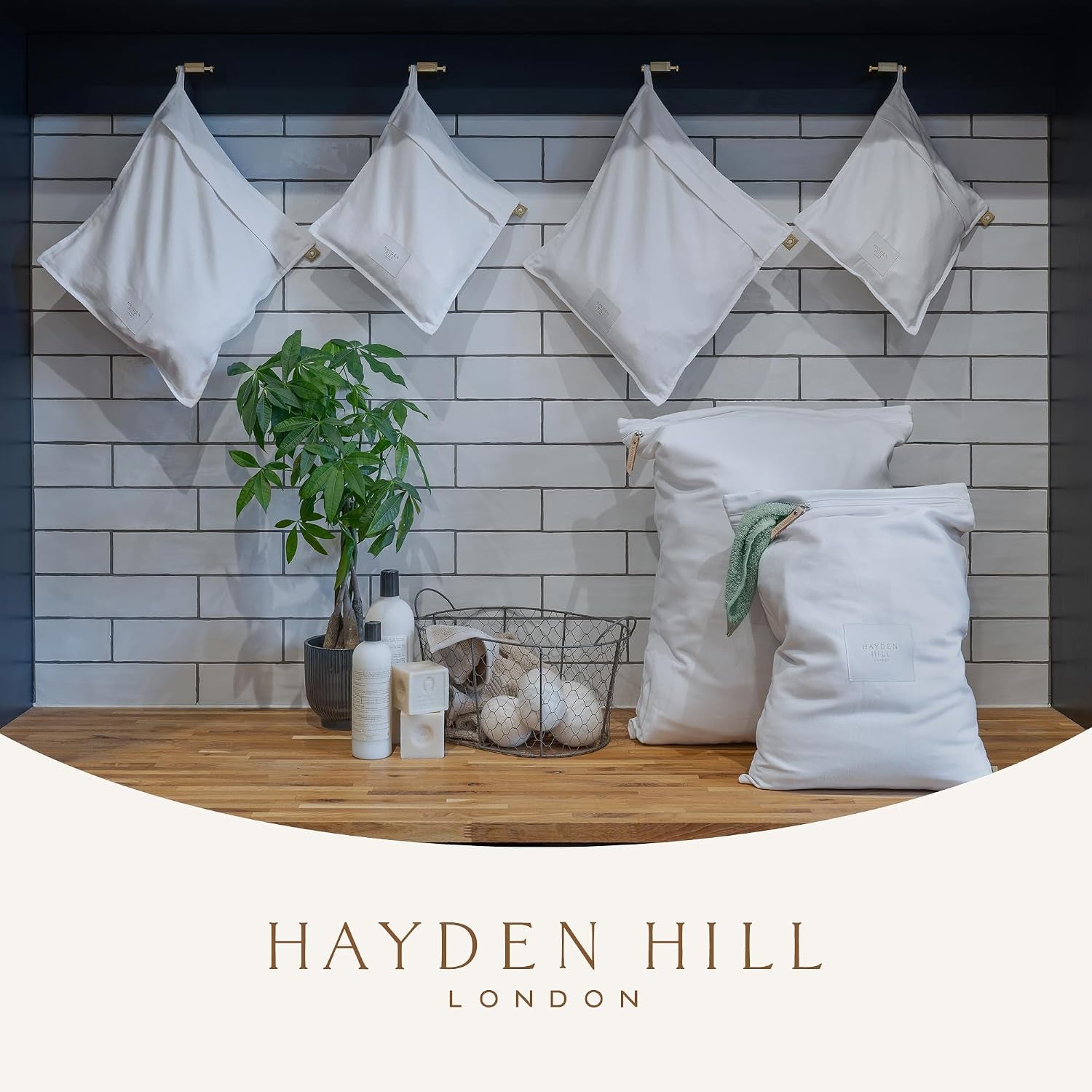 Luxury Organic Cotton Travel Laundry Bags - Set of 2 Large and Small Size - for Dirty Clothes at Home, Traveling, and Packable in Luggage and Suitcase - Carbon Neutral