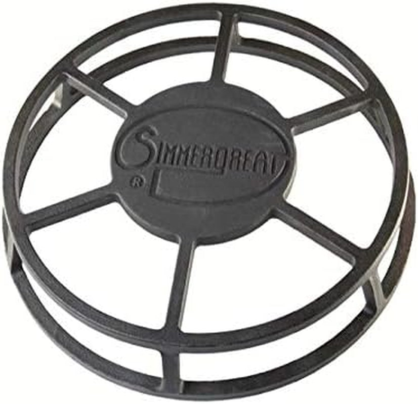 CAST IRON COOKWARE, STOVE TOP HEAT DIFFUSER, TEMPERATURE CONTROL, PARTIAL FLAME GUARD