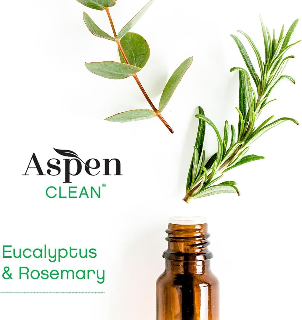 | Dish Soap & Refill | Eucalyptus and Rosemary | Liquid Dishwashing Detergent Soap | Non - Toxic | 100% Natural | EWG Verified | 64 Fl Oz - Refills over 3.5 Standard Soap Bottles