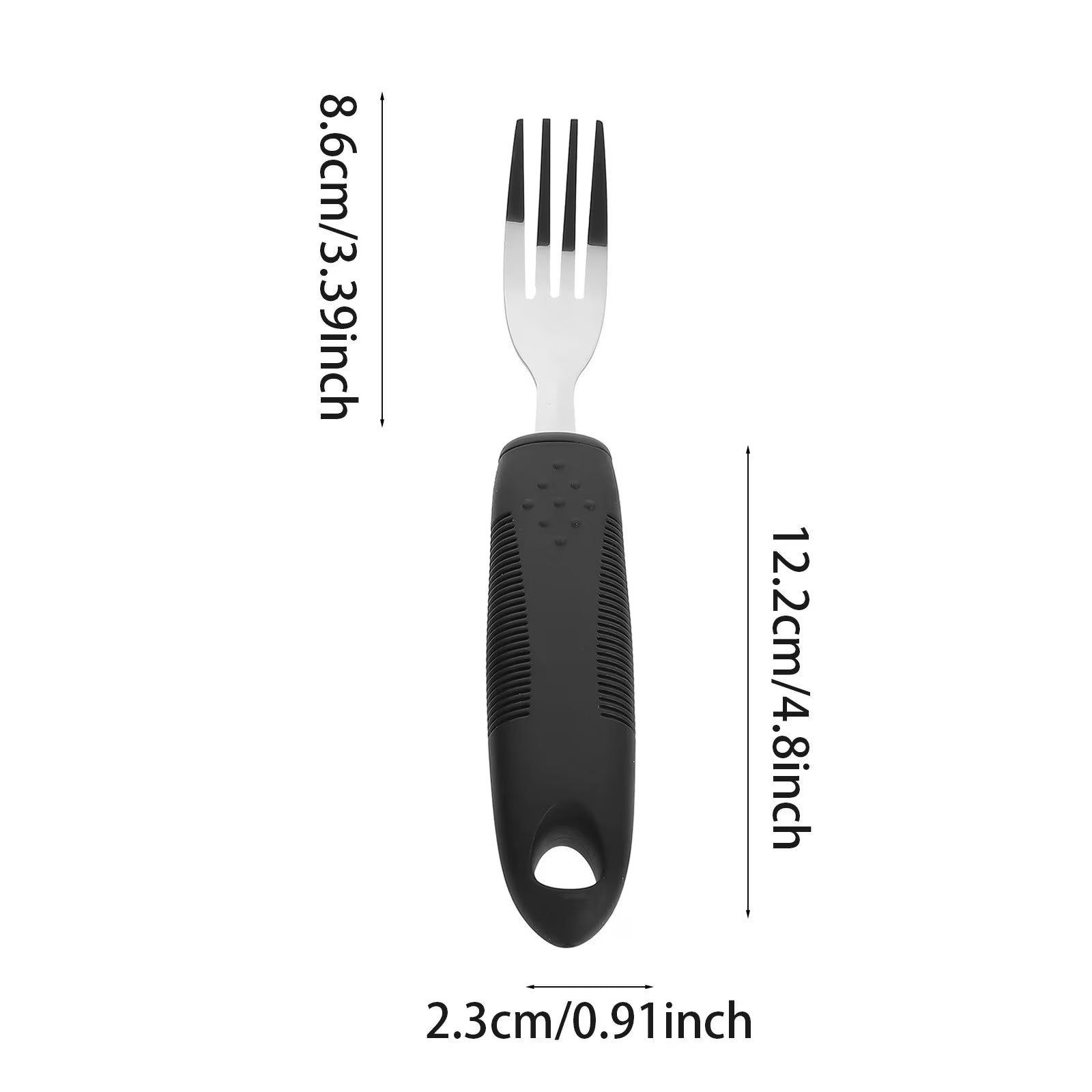 Elderly Tableware Proof Silverware Disabled Eating Spoon Built up Flatware Slip Adaptive Utensils for Adults