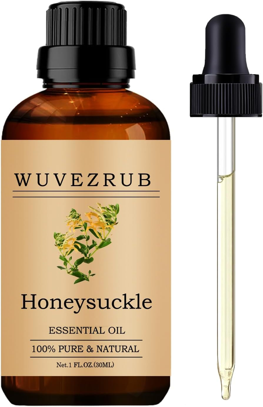 Honeysuckle Essential Oils, 30ML Pure and Natural Essential Oil for Aromatherapy Diffuser - Honeysuckle /1 Fl Oz