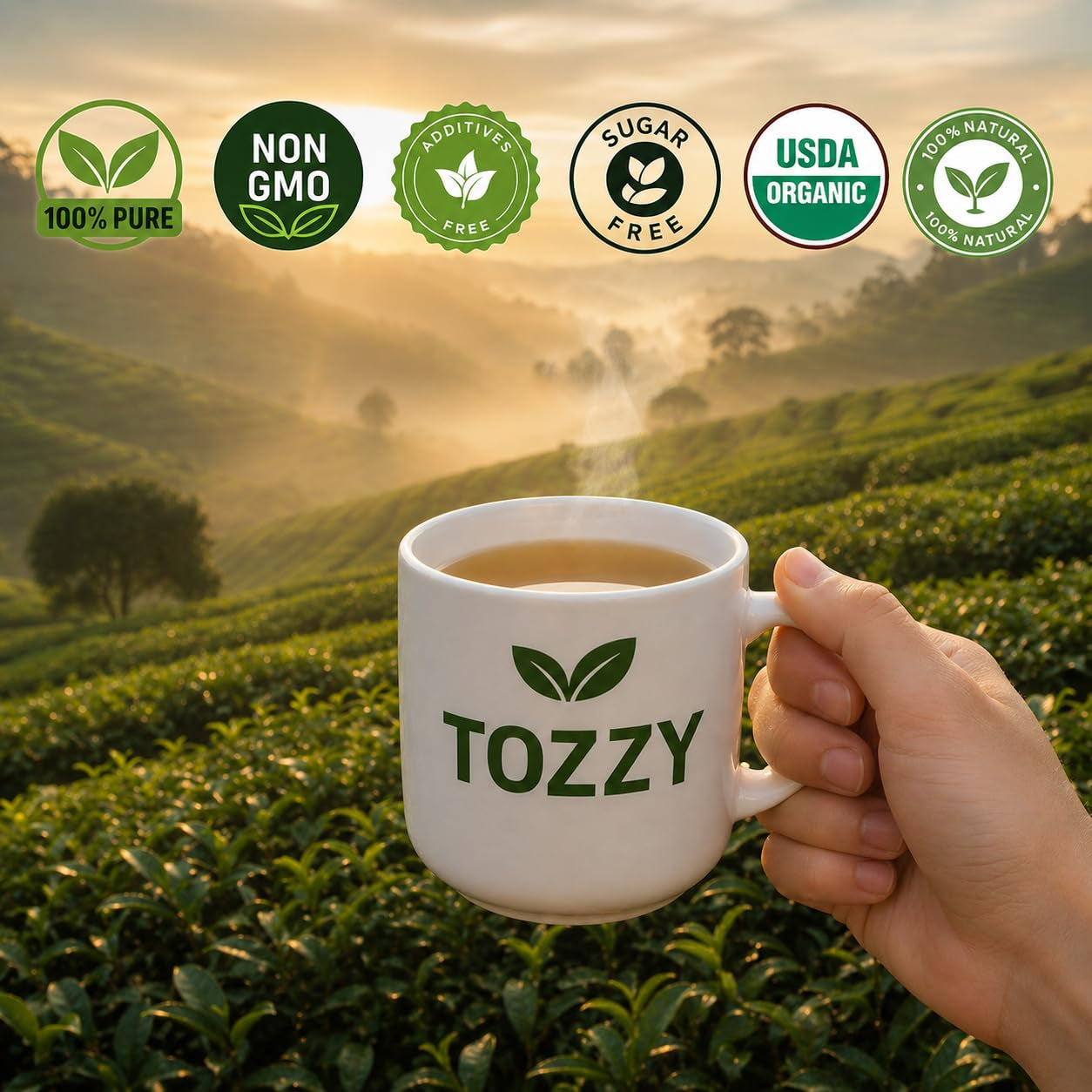 Organic Mullein Tea – 100 Count, Plant-Based Pyramid Tea Bags – Packaging May Vary