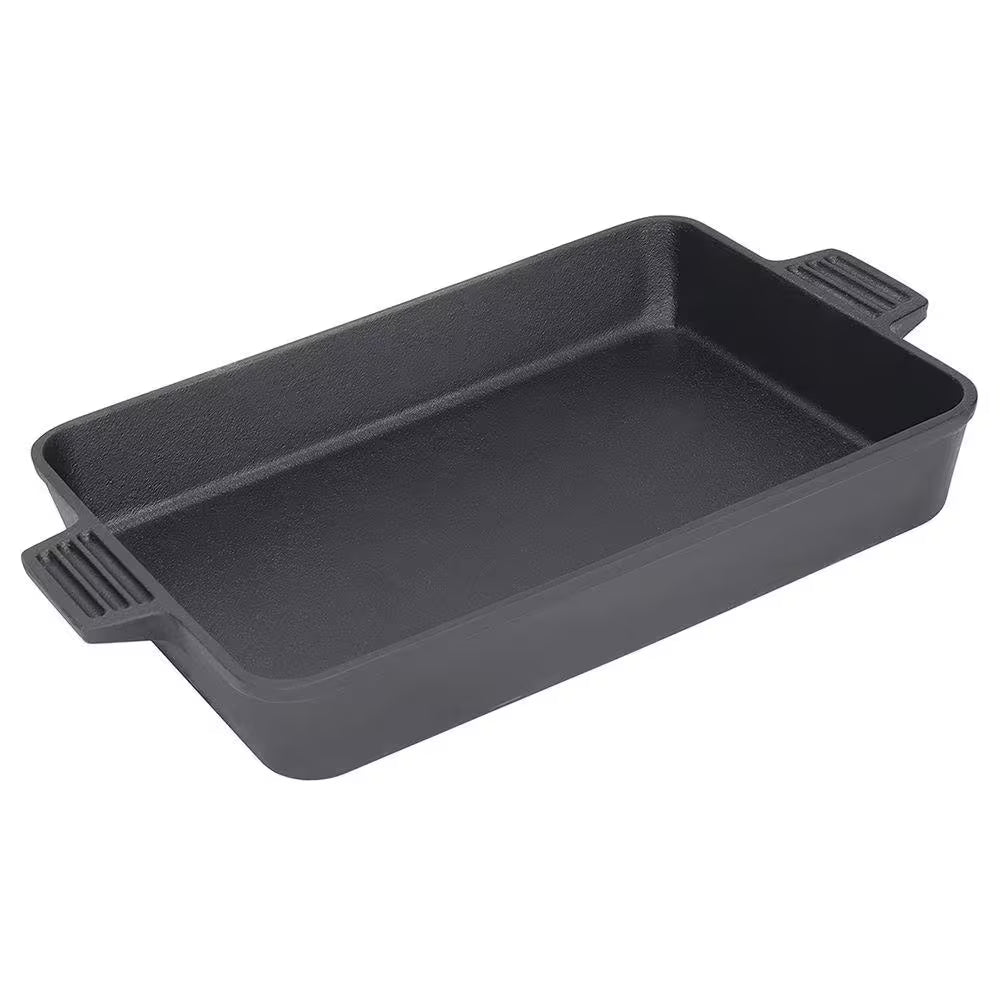 13 In. X 9 In. Pre-Seasoned Cast Iron Rectangular Baking Pan