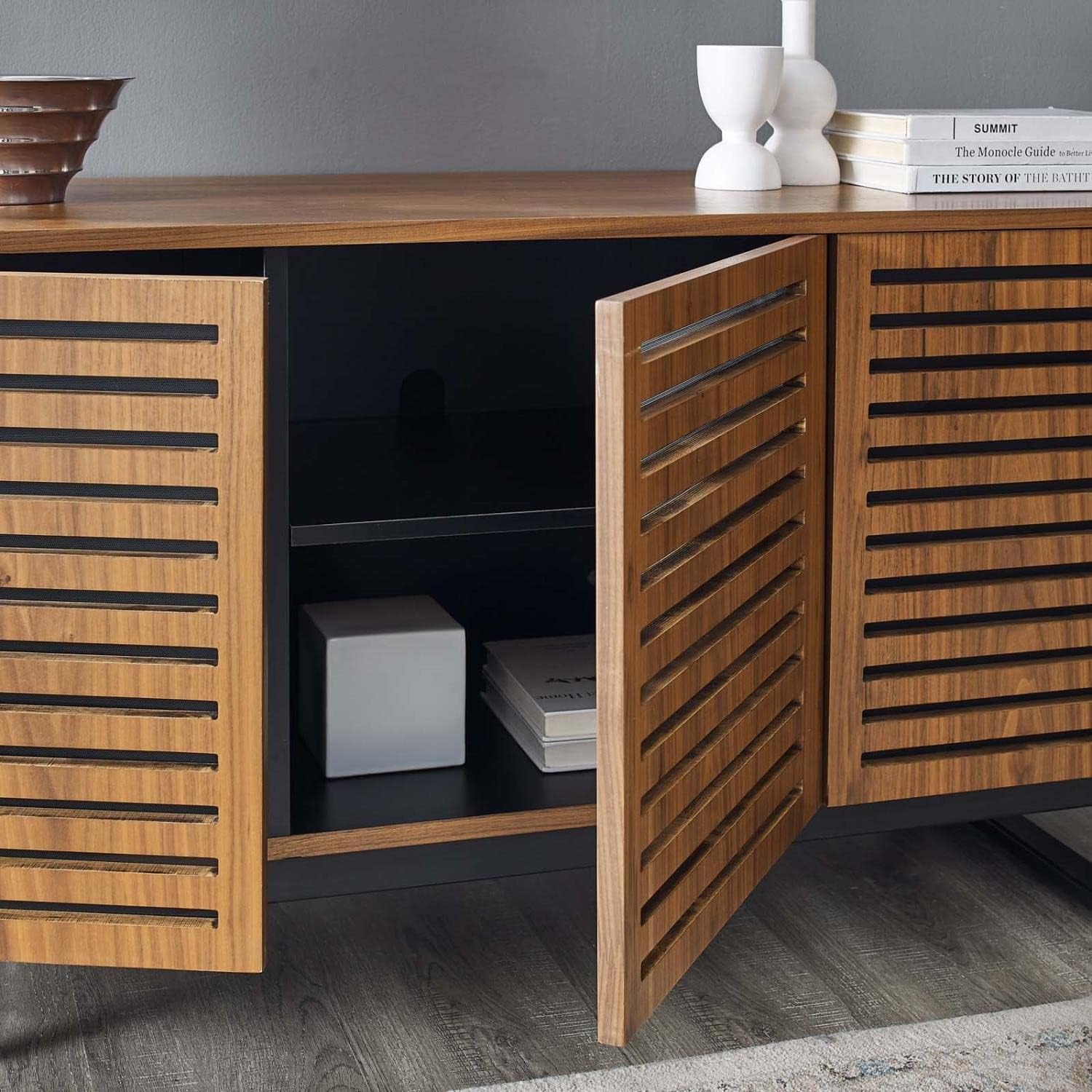 Parker Wood Walnut, 55" TV Stand