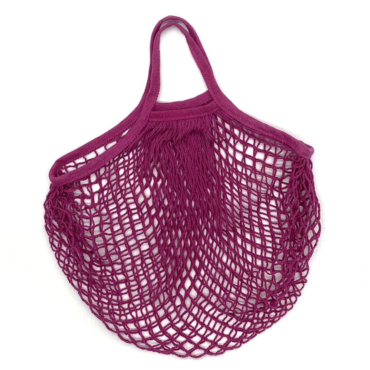 Portable Reusable Grocery Bags for Fruit and Vegetable Storage Bag Washable Cotton Mesh String Organic Organizer Shopping Bags