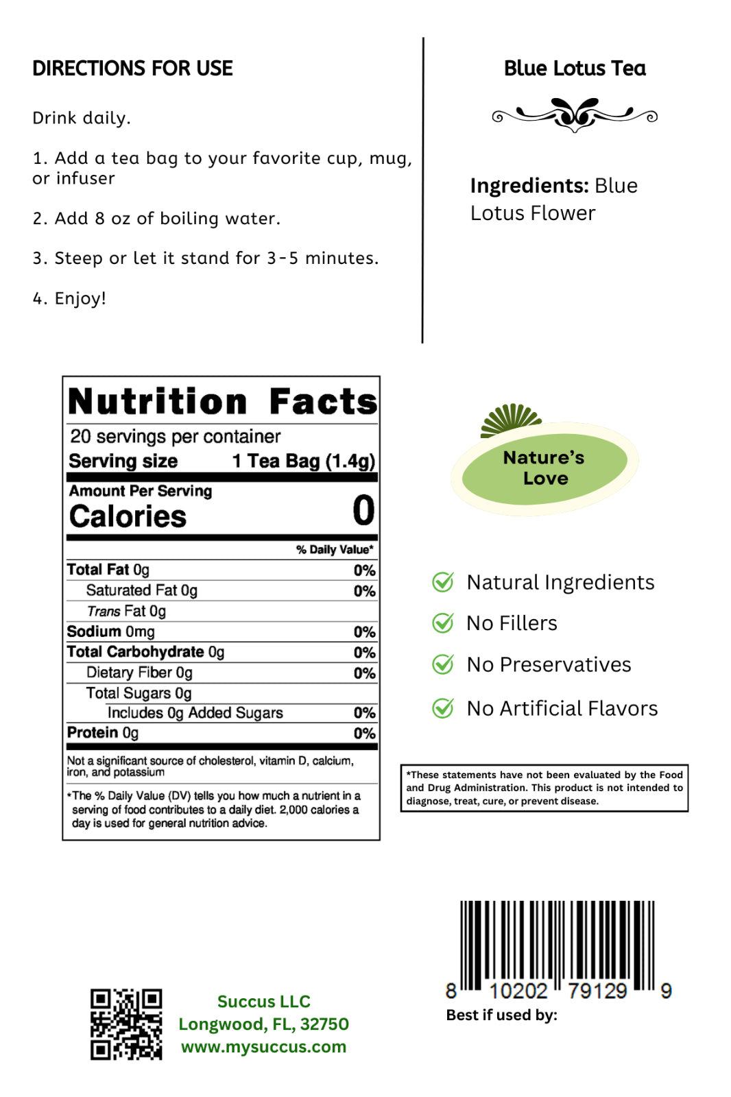 Willow Bark Tea - Muscle and Joint