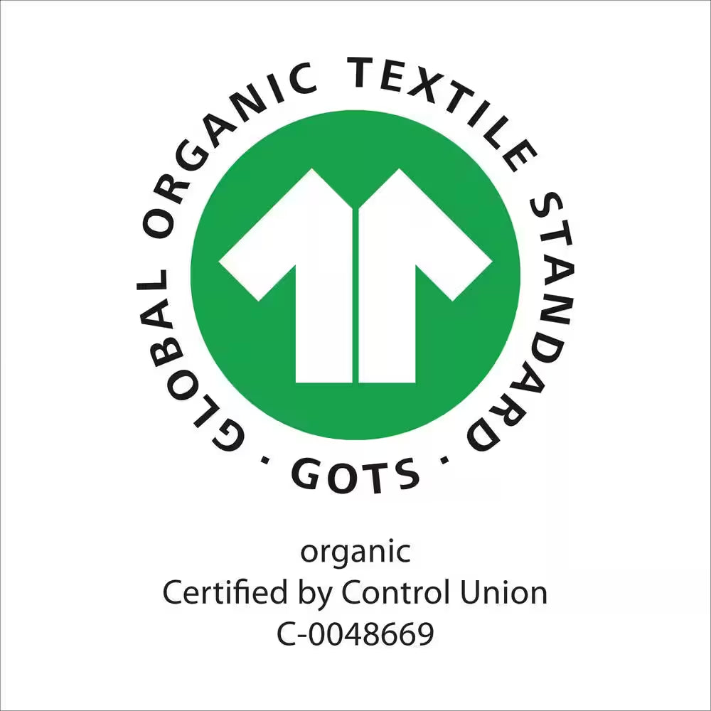 Organic 6-Piece Blue Cotton Bath Towel Set