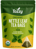 Organic Nettle Leaf Tea – 100 Count, Plant-Based Pyramid Tea Bags