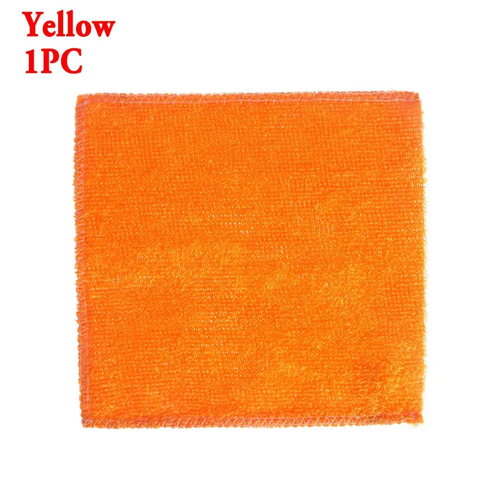 1PC Anti-Grease Dish Cloth Bamboo Fiber Washing Towel Scouring Pad Magic Cleaning Rags Kitchen Household Supplies Cleaning Tools