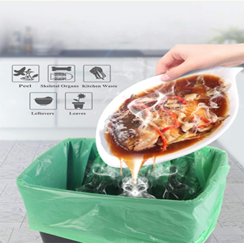 Biodegradable Compost Bags 2.6 Gallon 150 Count 30X5 Fit Small Trash Bins New