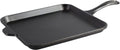 Seasoned Cast Iron Square Griddle - 11 Inches - Durable Pan - Cast Iron Cookware for Pancakes, Eggs, Bacon & Grilling Favorites