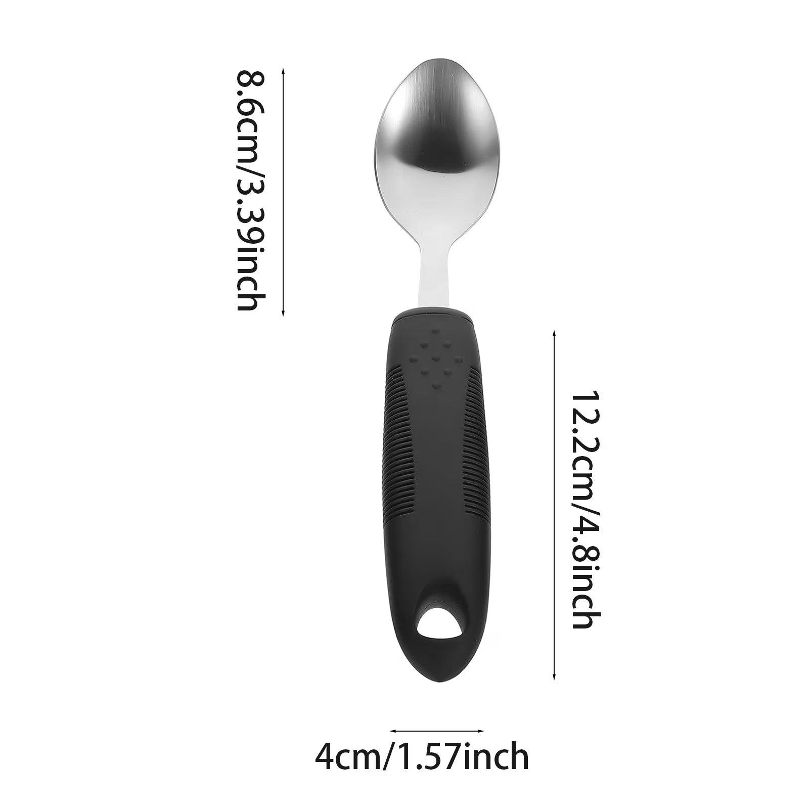 Elderly Tableware Proof Silverware Disabled Eating Spoon Built up Flatware Slip Adaptive Utensils for Adults