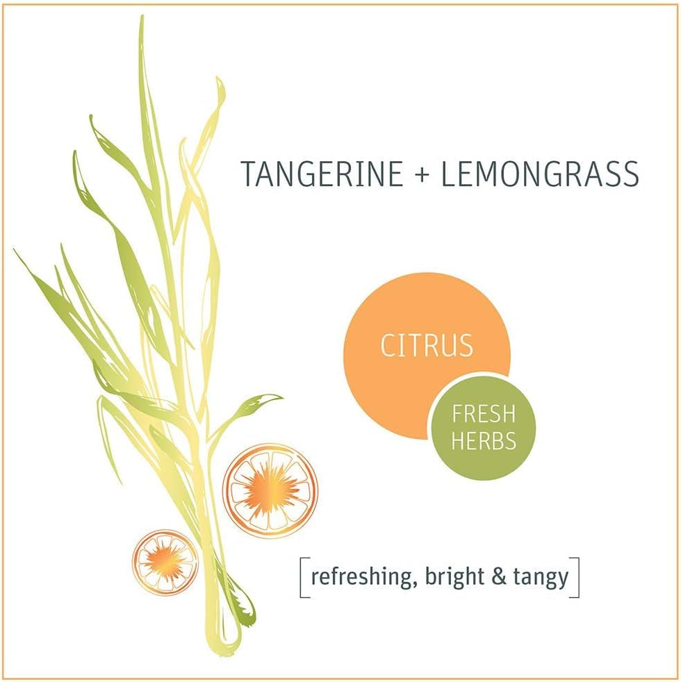 Naturally-Derived, Tangerine with Lemongrass, 12 Pods (4-Pack), Mineral-Based Garbage Disposal Cleaner & Freshener