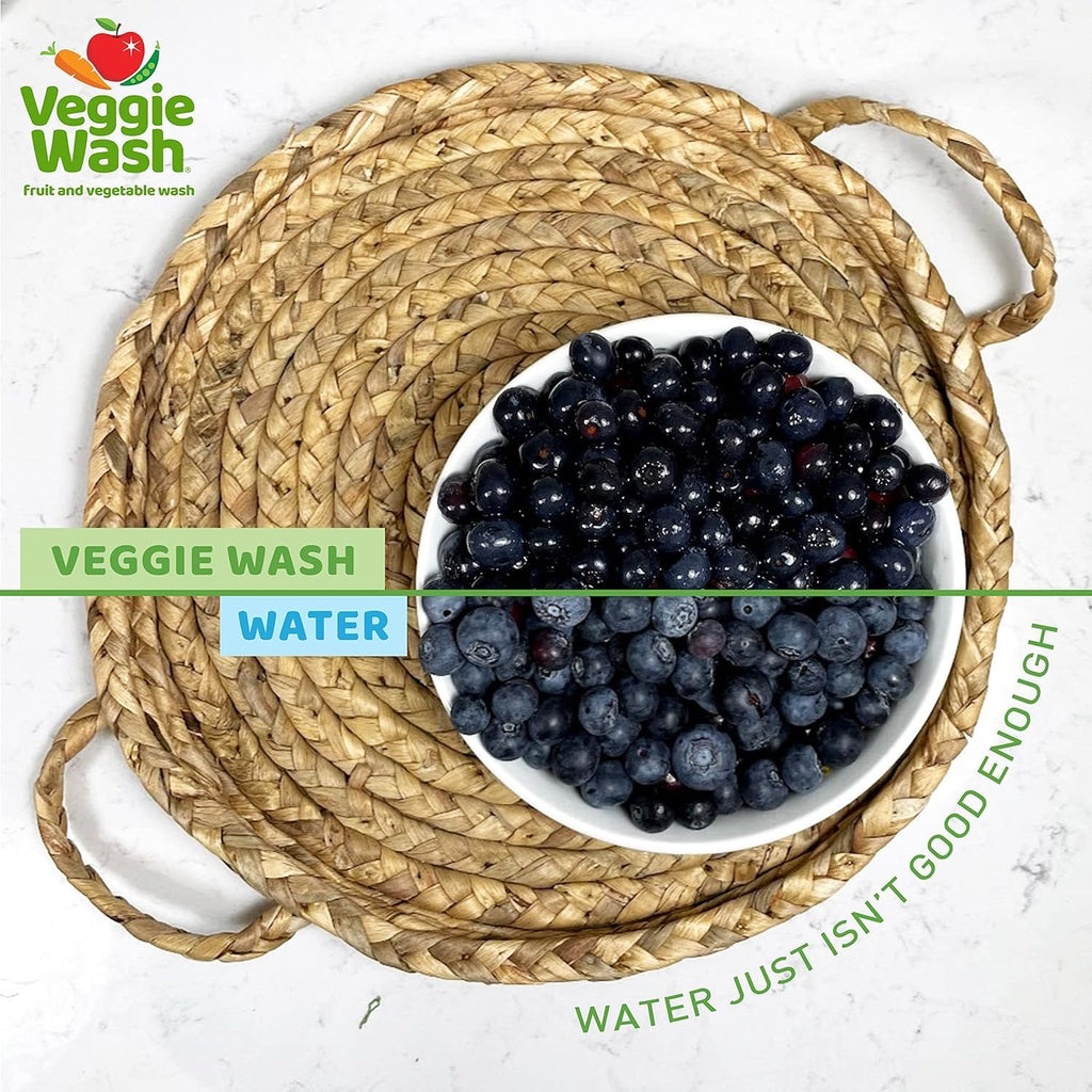 Organic Fruit and Vegetable Wash, Certified Organic, Ideal for Cleaning Produce, 16 Fluid Ounce, Pack of 3 (Packaging May Vary)