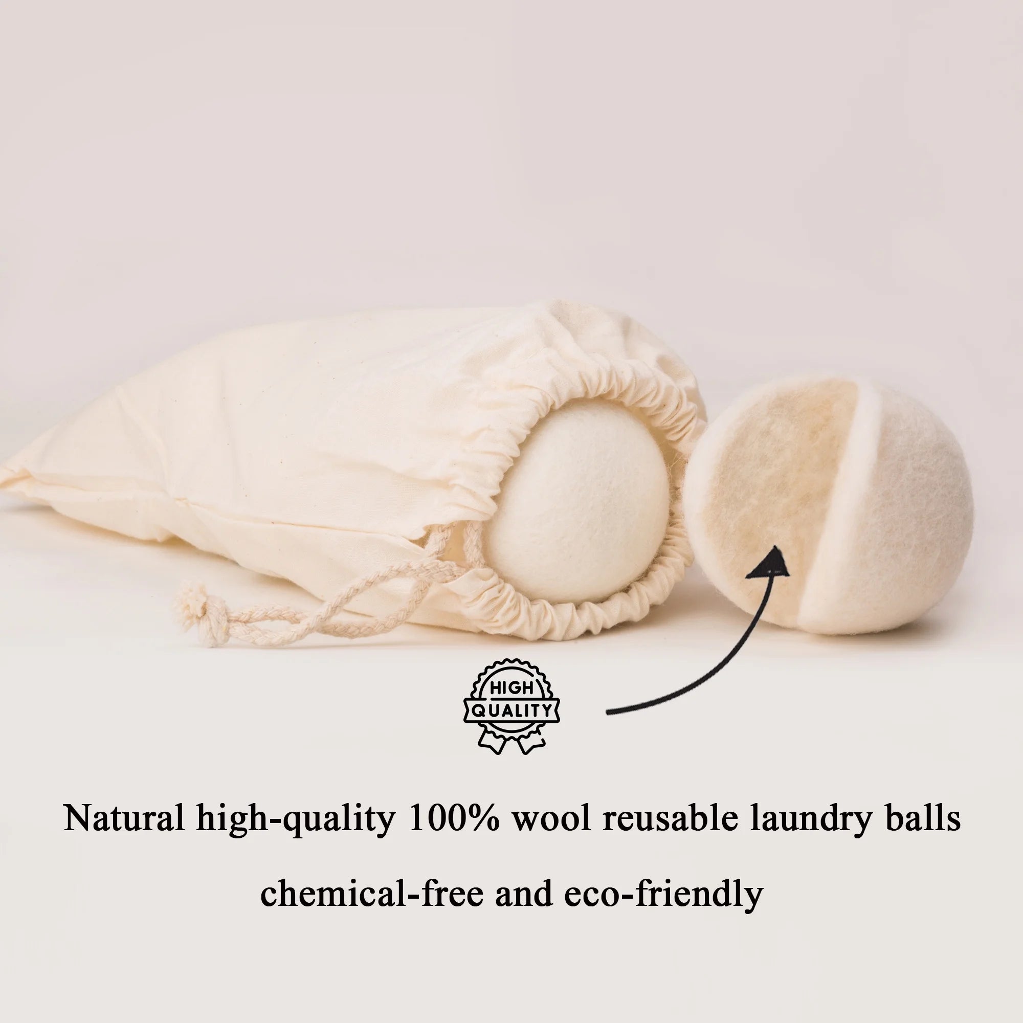 (2 Pack) Wool Dryer Balls Organic XL 6 Balls per Pack by , save Time,Money,Energy.